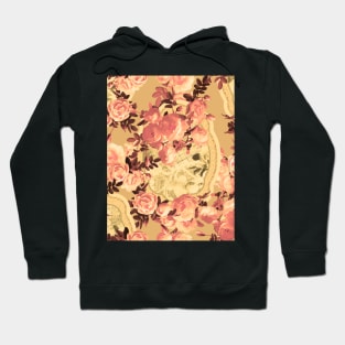 Old Rose Pattern Hoodie